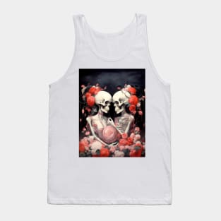 Happy Halloween: Halloween Skeletons in Love Tank Top